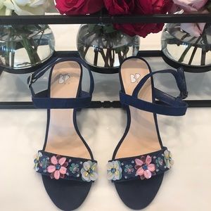 New BP / Nordstrom Suede Block Heel